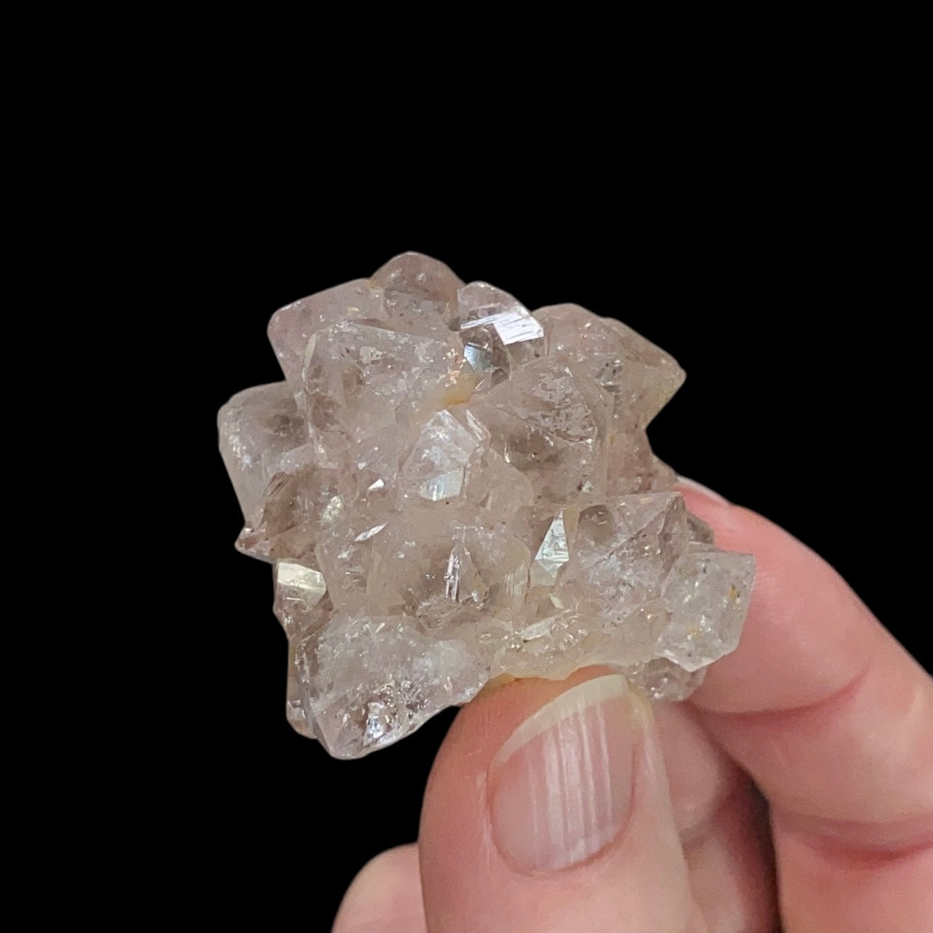 Smoky Quartz Flower Cluster, India