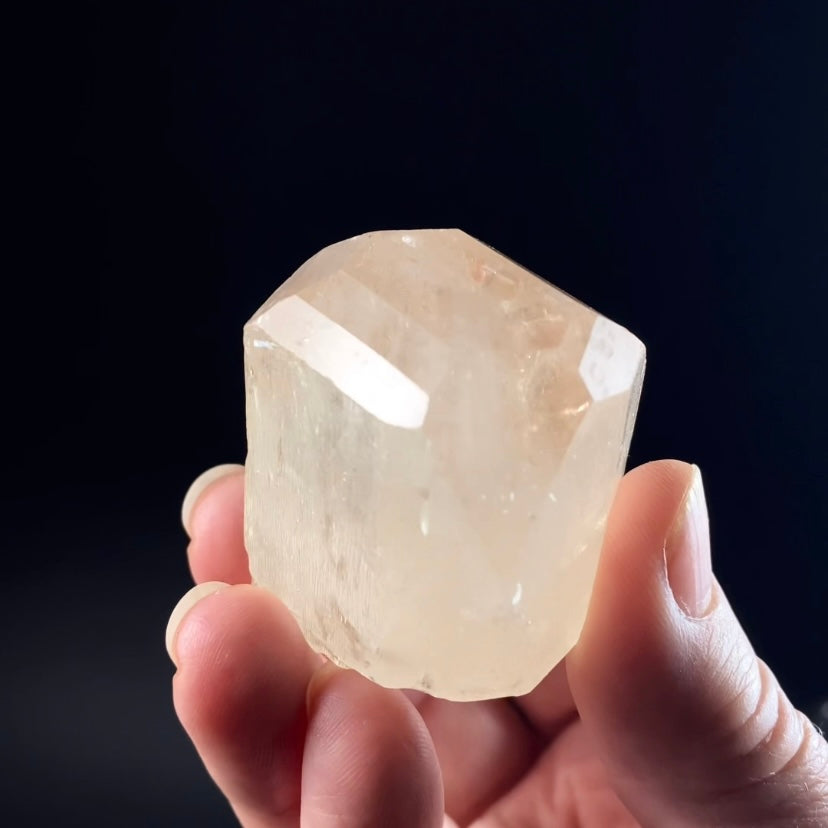 Extra Large Champagne Topaz Crystal with Complete Termination