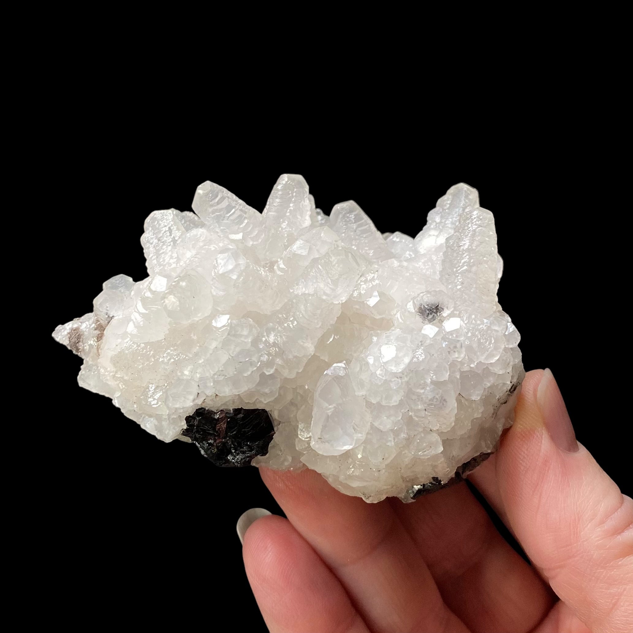 Sphalerite and Fluorescent Calcite Specimen from Trepça Mines, Kosovo