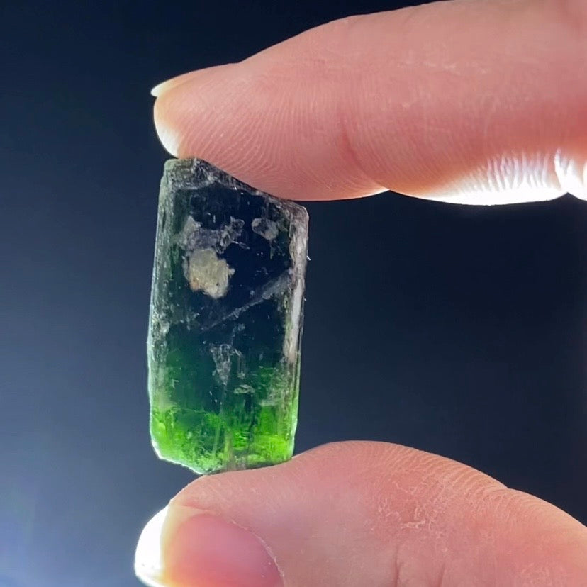 ONE Green Diopside Crystal, Shigar Valley, Pakistan