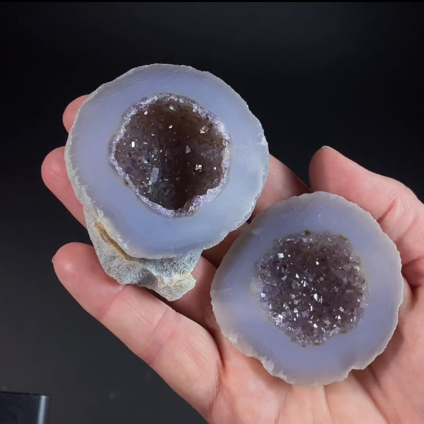 Complete Quartz and Agate Geode from Brazil