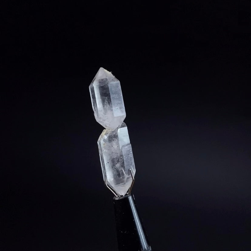 Double Terminated Stacked Twin Quartz Crystal