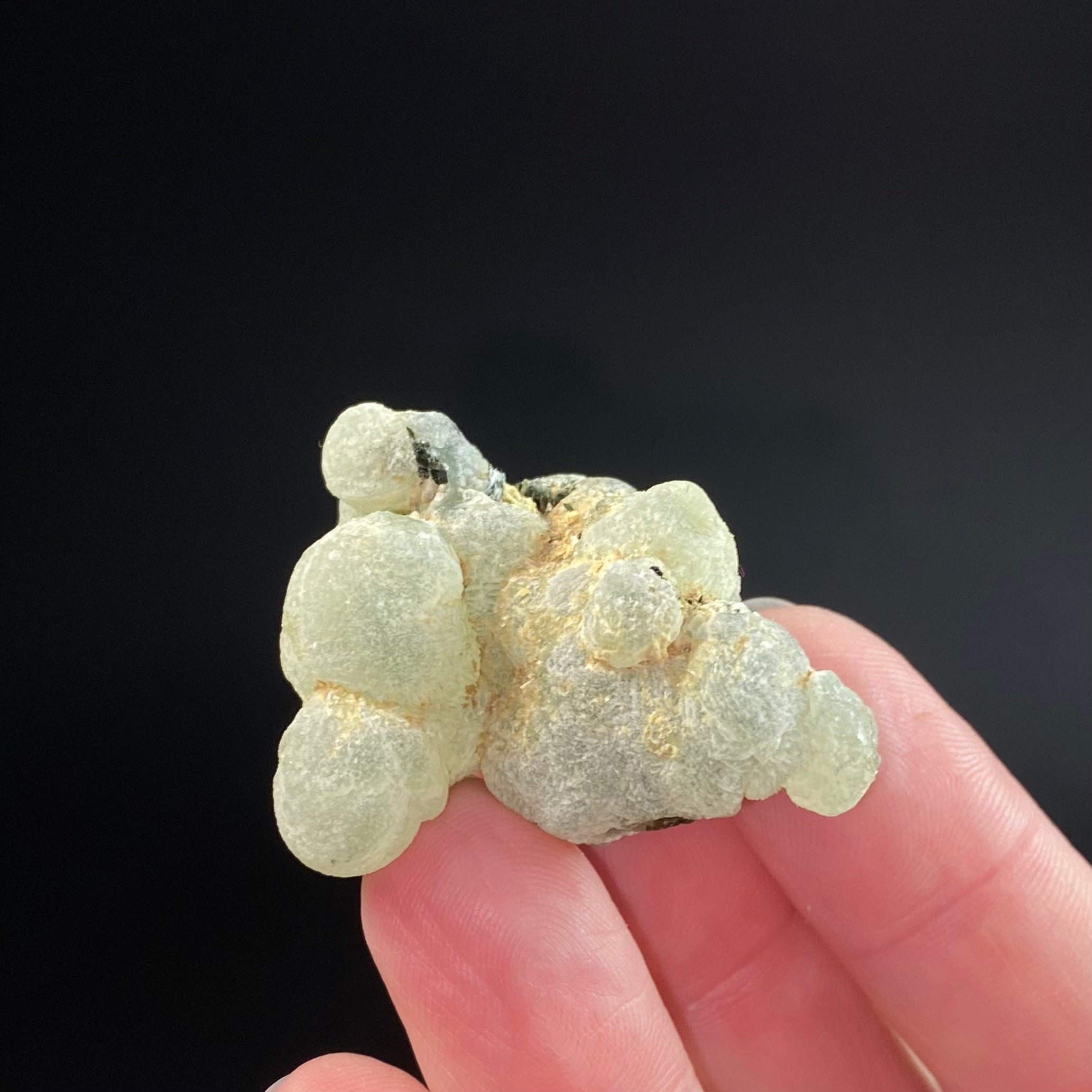 Botryoidal Prehnite Specimen with Epidote, Kayes Region, Mali