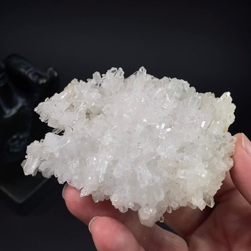 Lustrous Clear Quartz Crystal Cluster