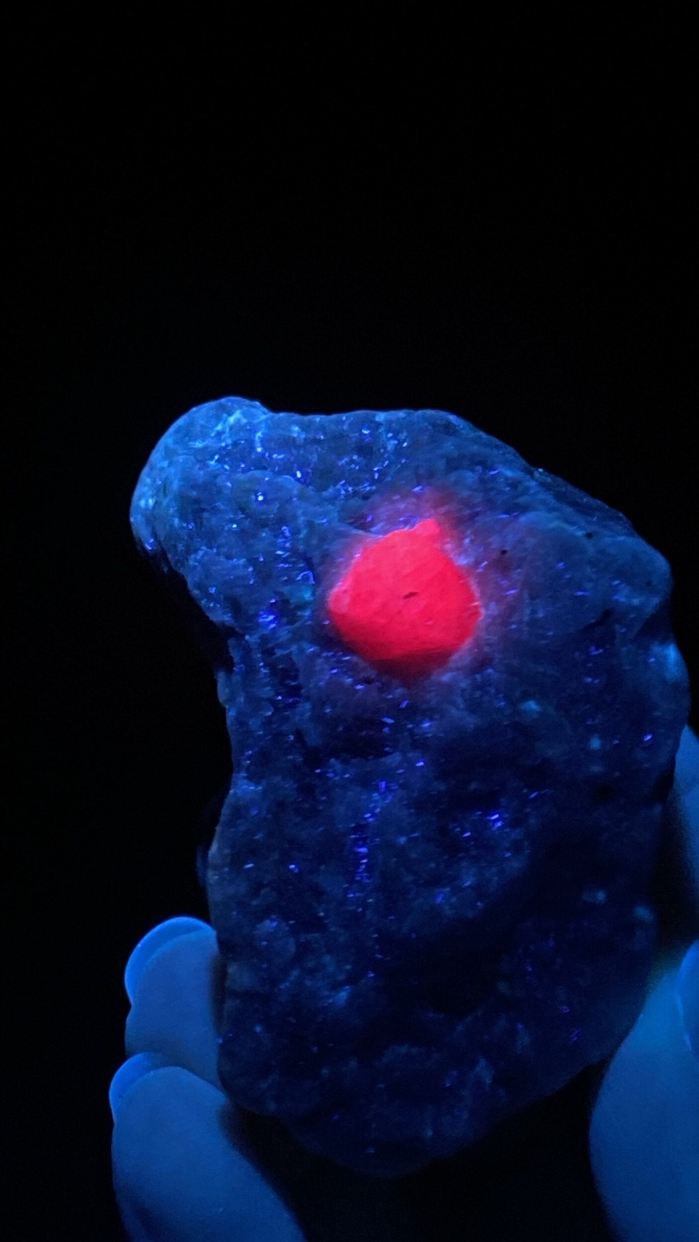 Pseudo Octahedral Natural Ruby Crystal on Marble Matrix, Jegdalek, Afghanistan