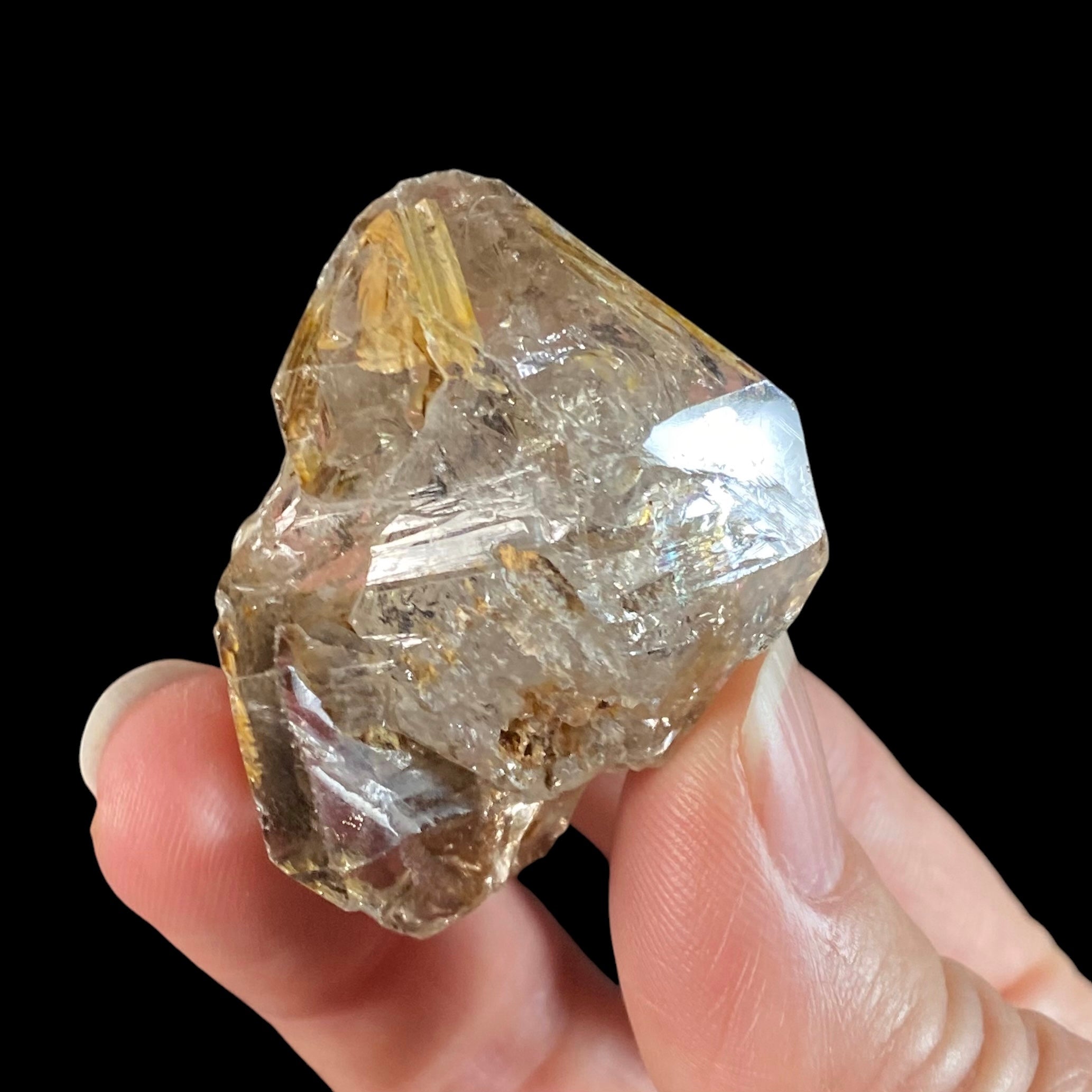 Doubly Terminated Fenster Quartz Crystal