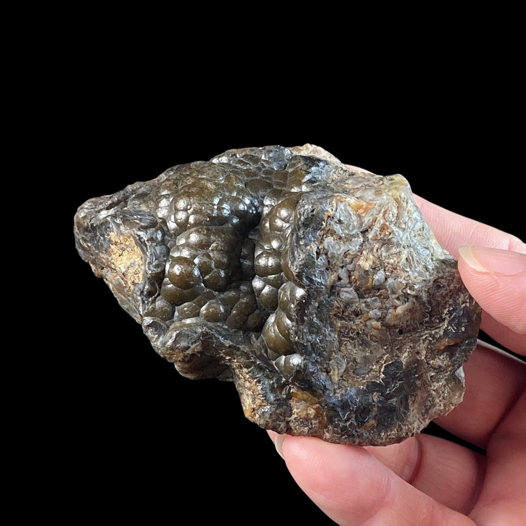 Botryoidal Agate with Hematite & Goethite, Crater Agate