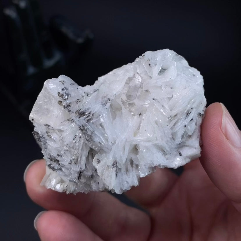 Clear Topaz Crystals with Cleavelandite from Shigar Valley, Pakistan