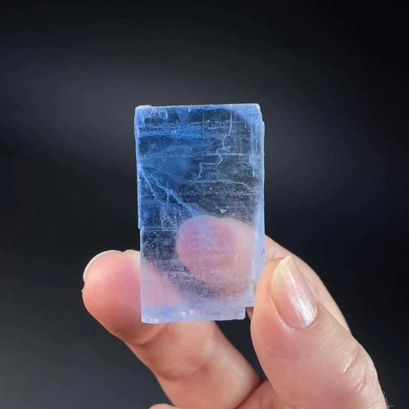 Blue Halite Crystal Specimen from Turkey