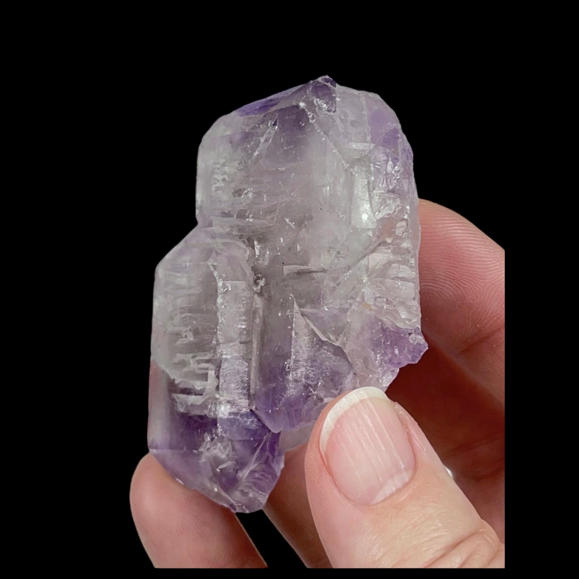 Purple Amethyst Quartz Crystal Cluster