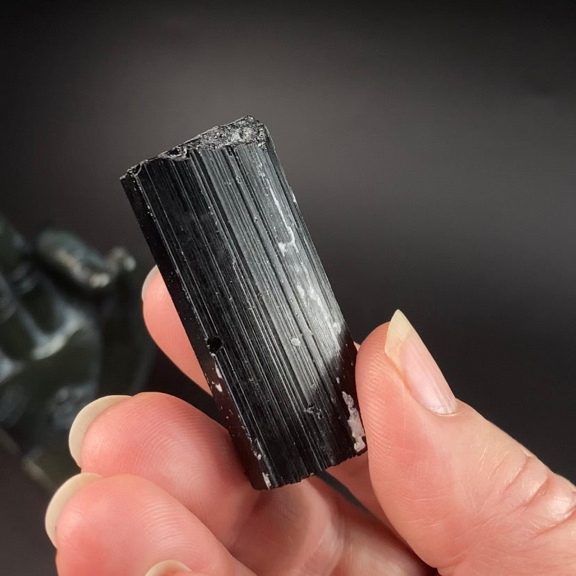 Black Tourmaline Schorl Crystal from Shigar Valley, Pakistan