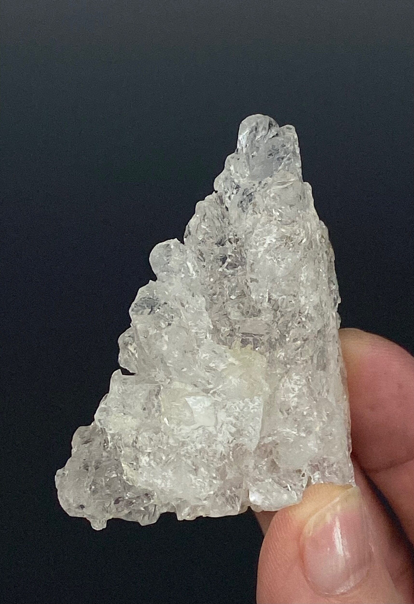 Clear Etched Pollucite Crystal from Afghanistan