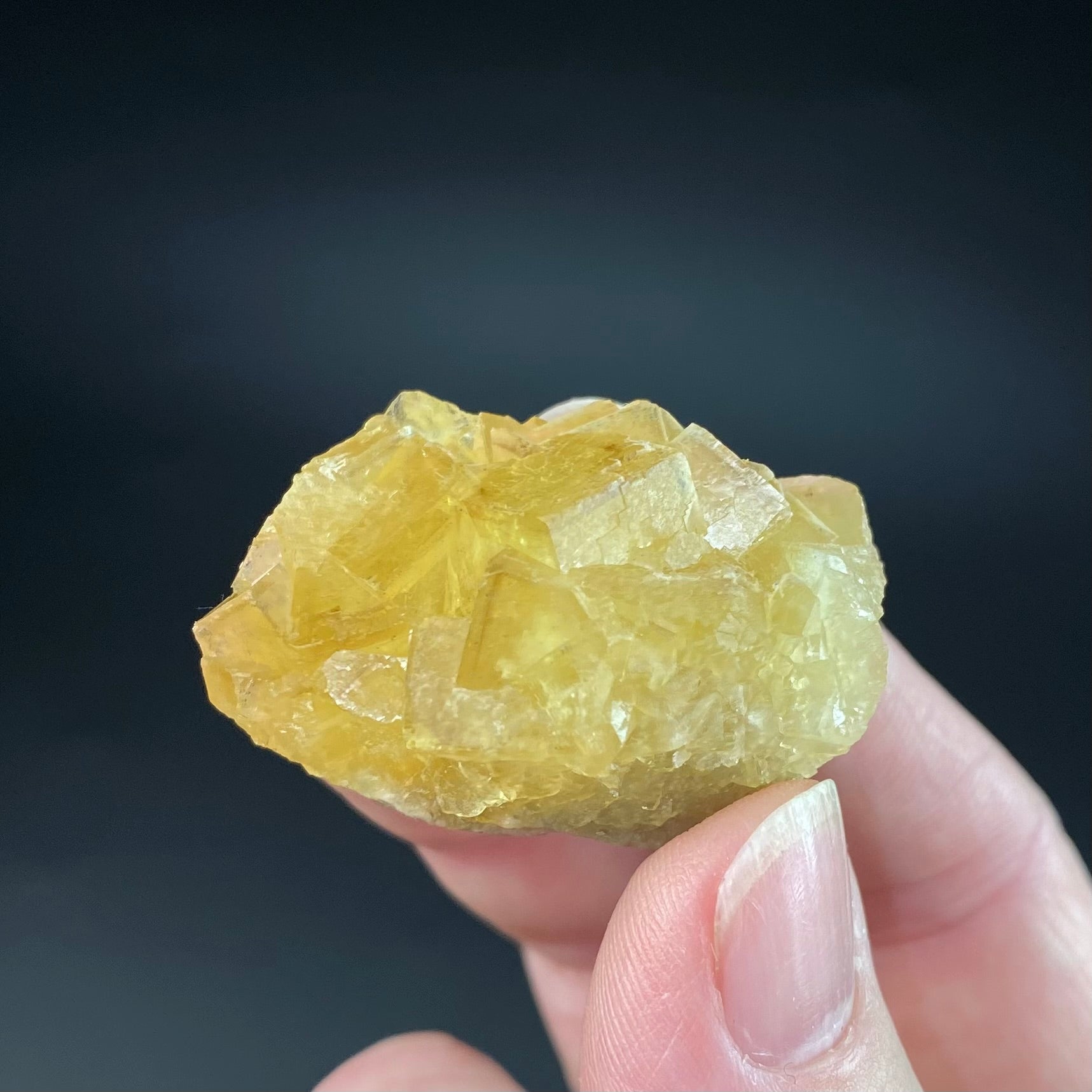 Yellow Moscona Fluorite Cluster