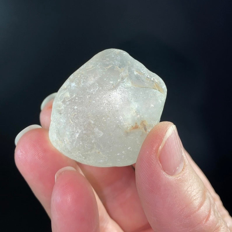 River Tumbled Clear Topaz Crystal from Brazil