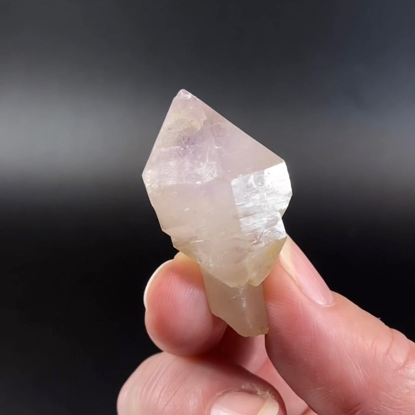 Light Smoky Amethyst Scepter Crystal with Trigon