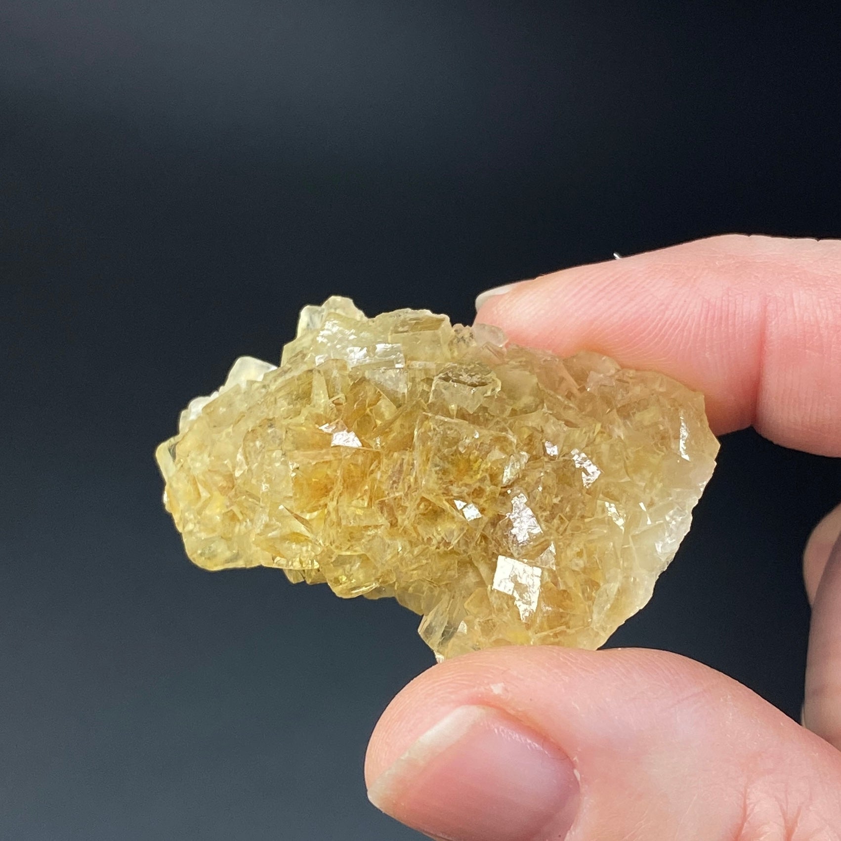 Yellow Moscona Fluorite Cluster