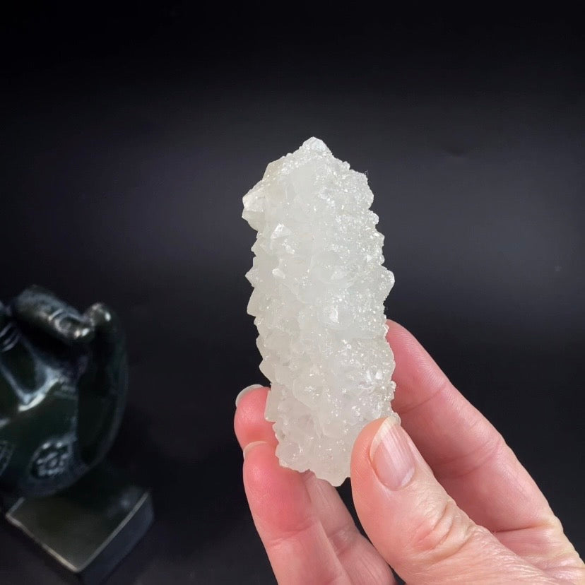 Clear Apophyllite Crystal Stalactite Formation Cluster