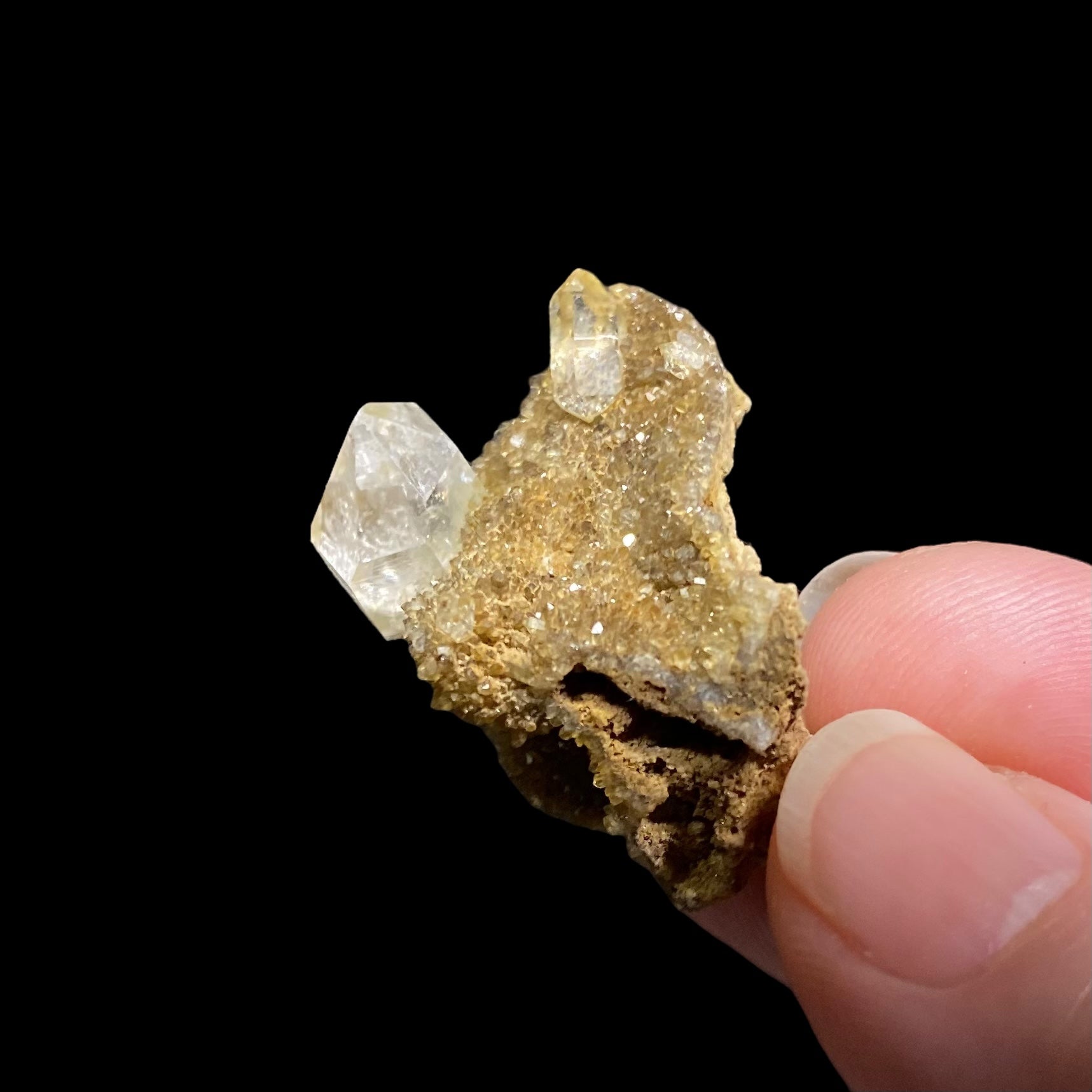 Herkimer Quartz Crystals on Matrix