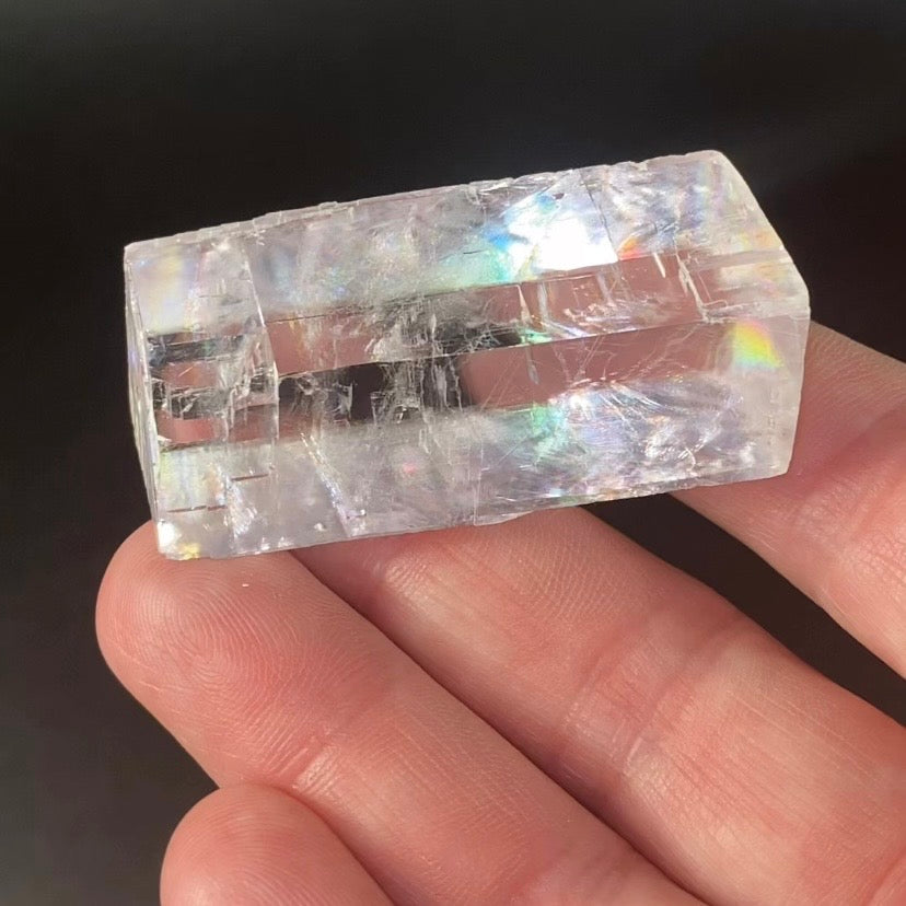 Rainbow Optical Calcite Specimen from Madagascar