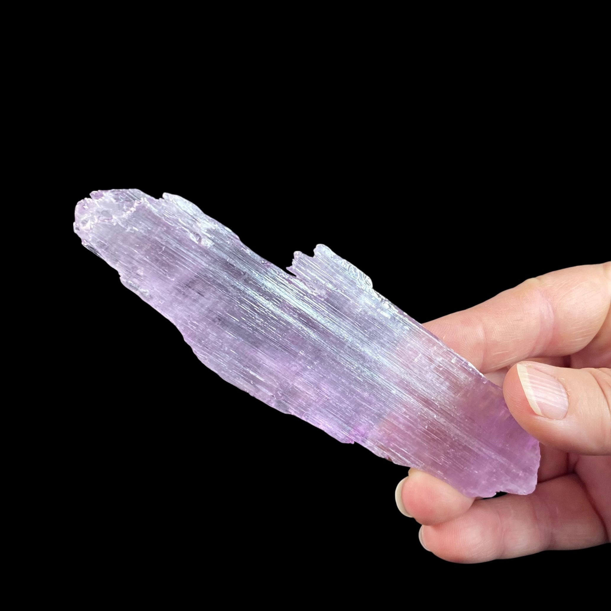 Large Pink Kunzite Spodumene Crystal, Fluorescent