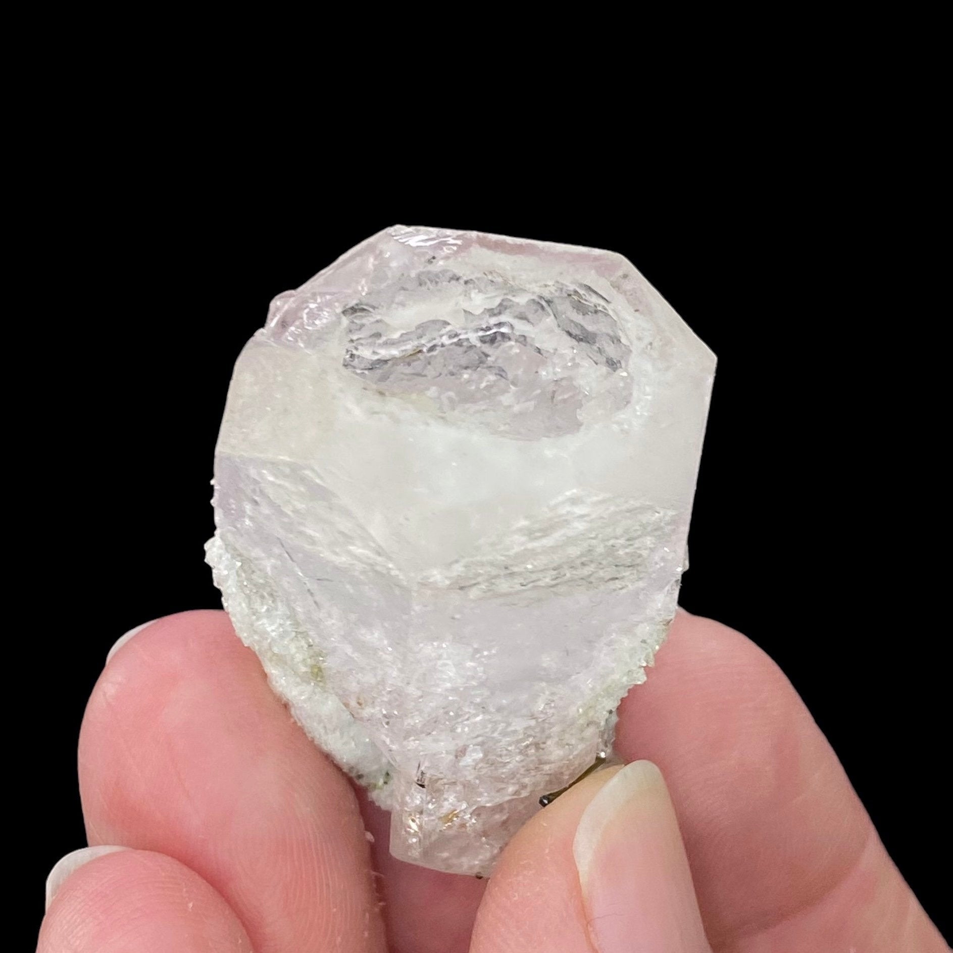 Morganite Crystal with Green Tourmaline & Quartz, Pech, Afghanistan