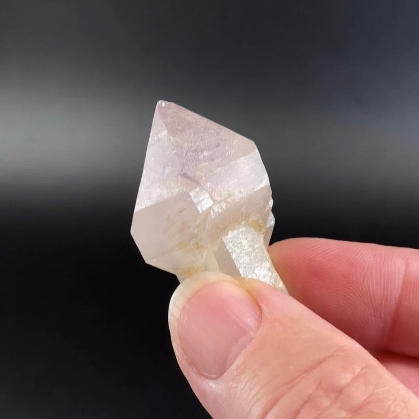 Light Smoky Amethyst Scepter Crystal with Trigon