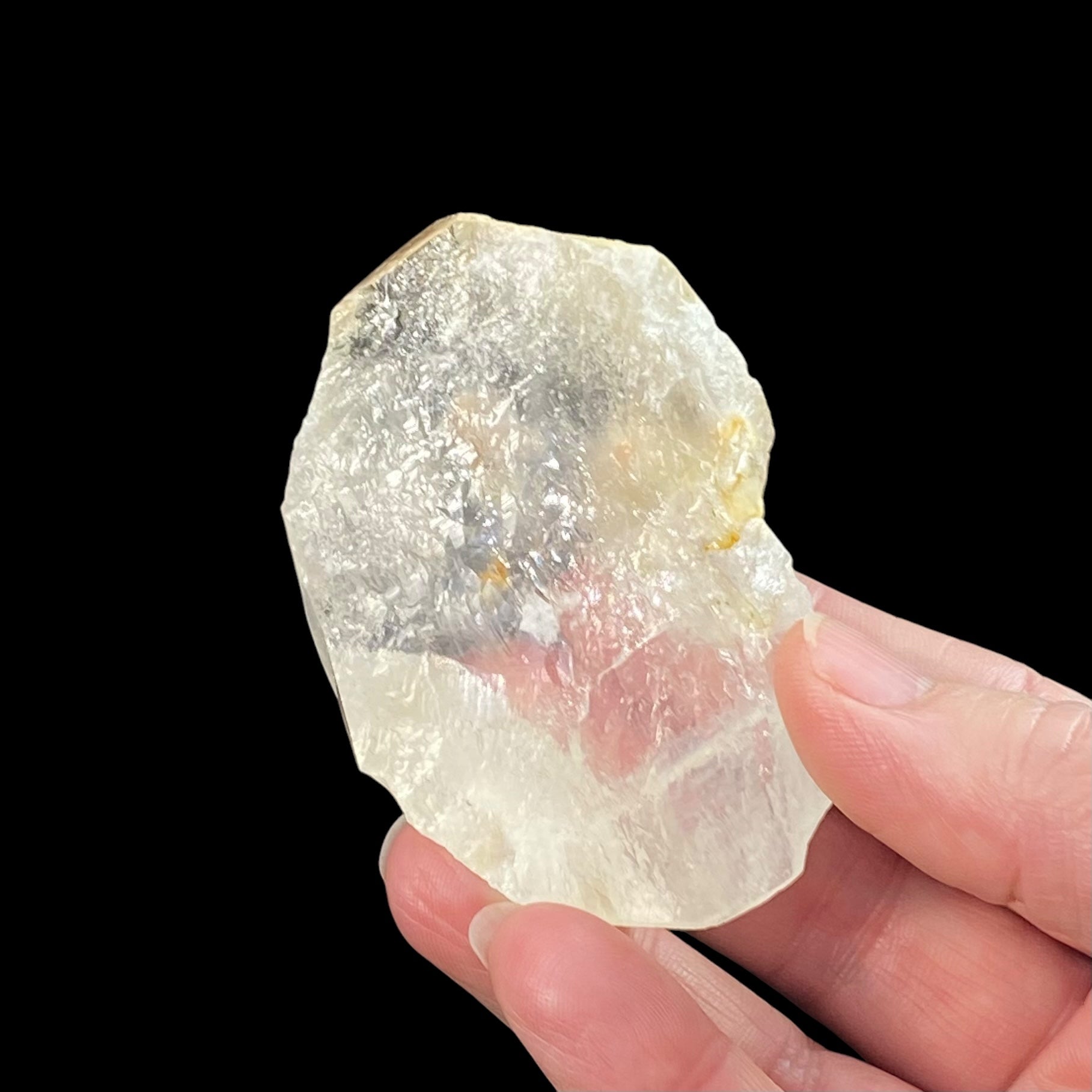 Double Terminated Diamond Quartz Crystal with Record Keepers & Unique Inclusions