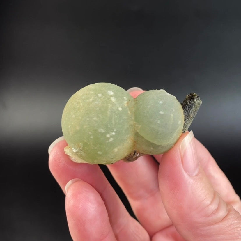 Botryoidal Prehnite Specimen with Epidote, Kayes Region, Mali