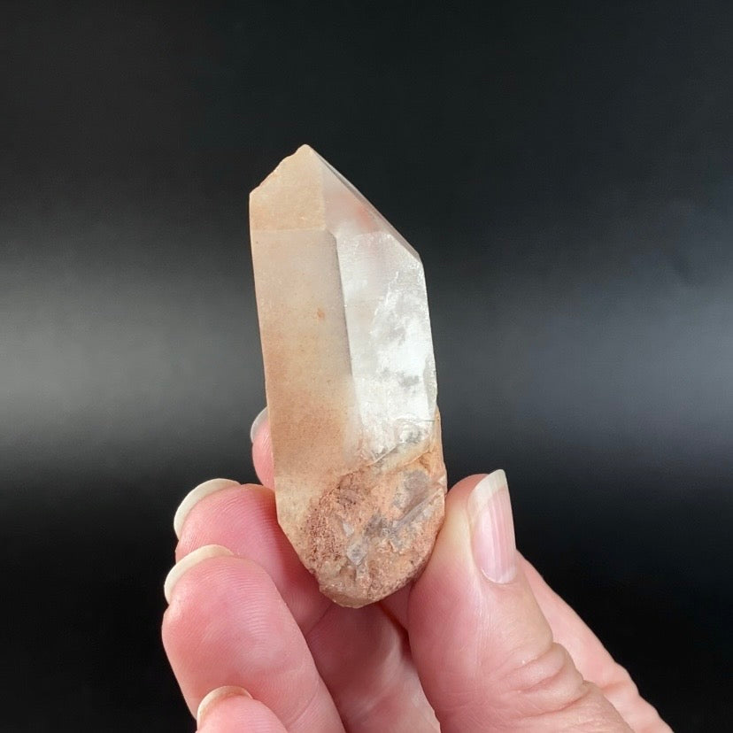 Golden Quartz Crystal with Multiple Phantoms Inside, Corinto, Minas Gerais, Brazil