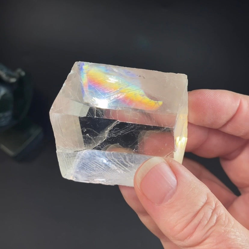 Rainbow Iceland Spar Optical Calcite Specimen from Brazil