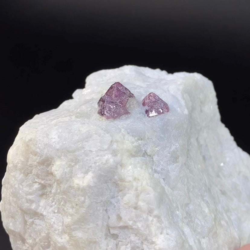 Red Spinel Crystals on Matrix from Hunza, Pakistan
