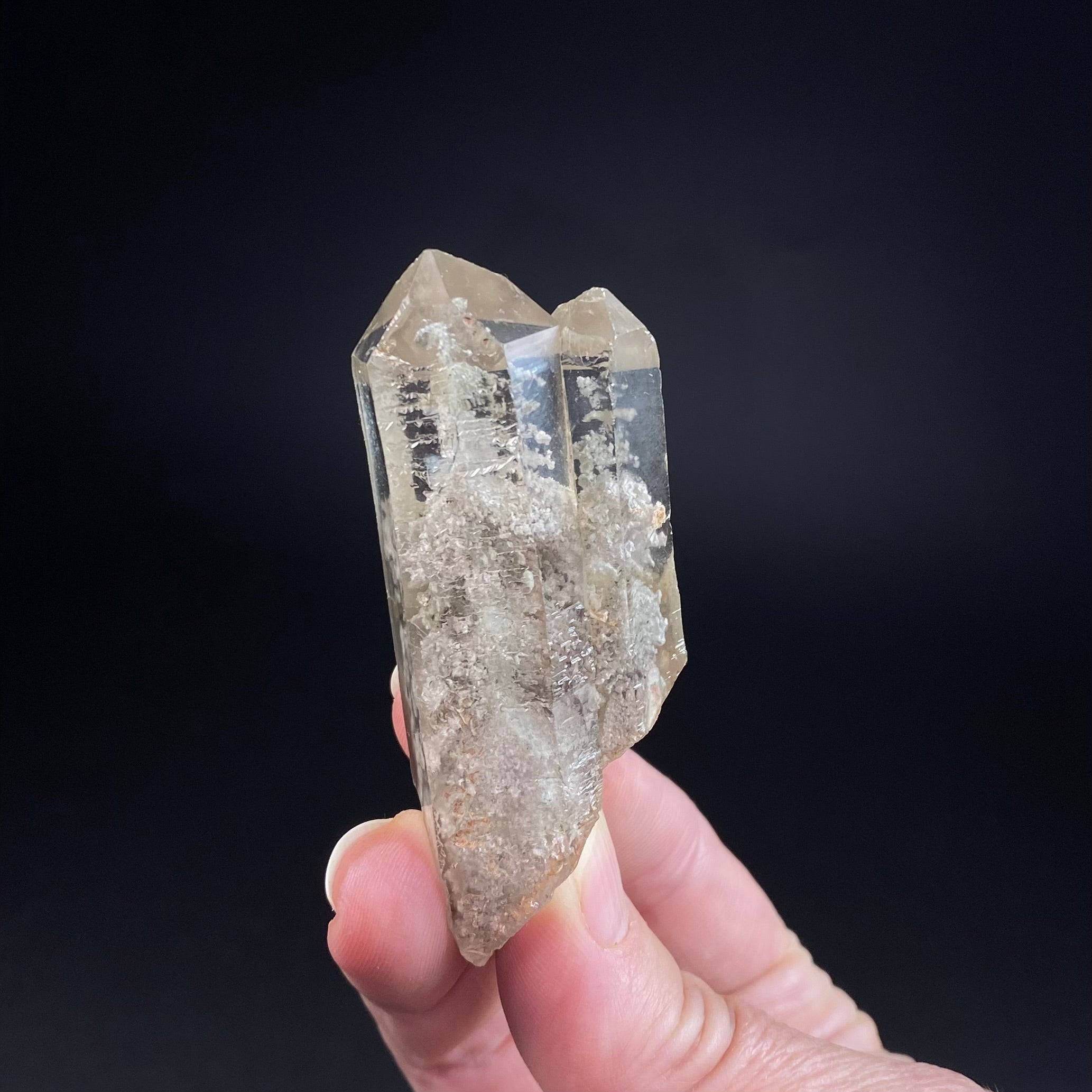 Garden Quartz Cluster aka Lodalite with Window