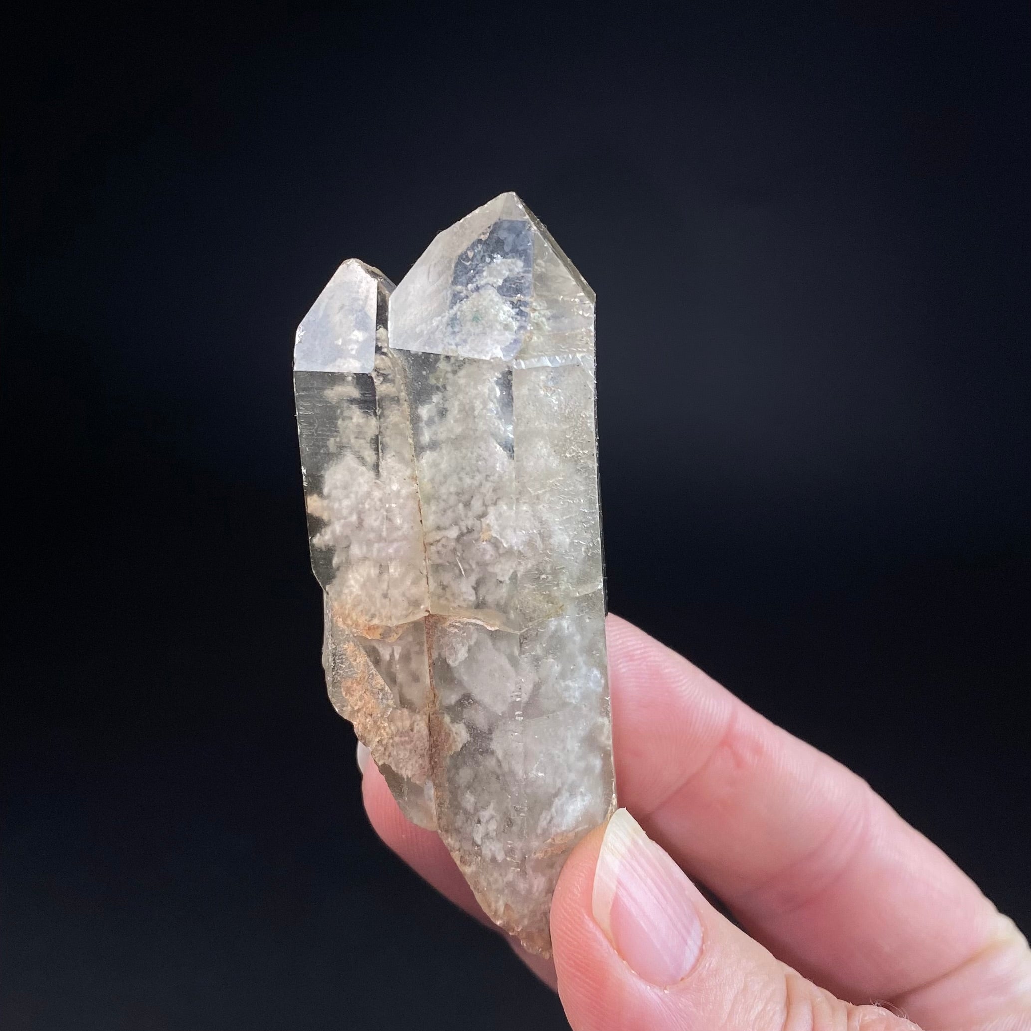 Garden Quartz Cluster aka Lodalite with Window
