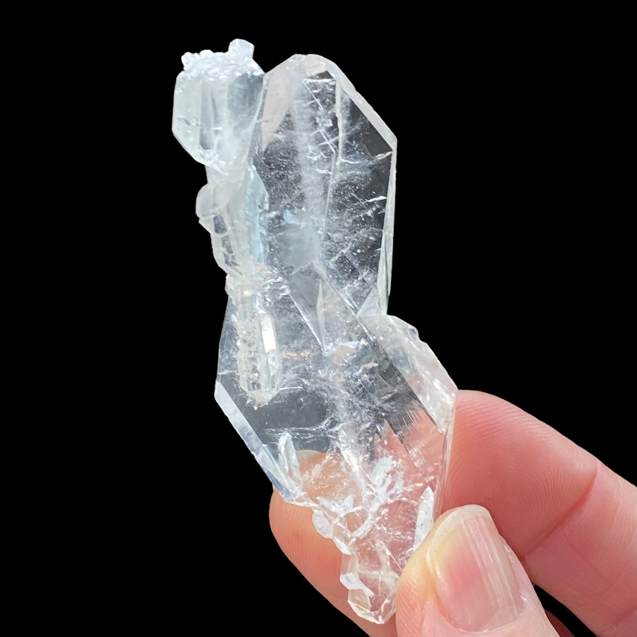 Tabular Faden Quartz Crystal Cluster