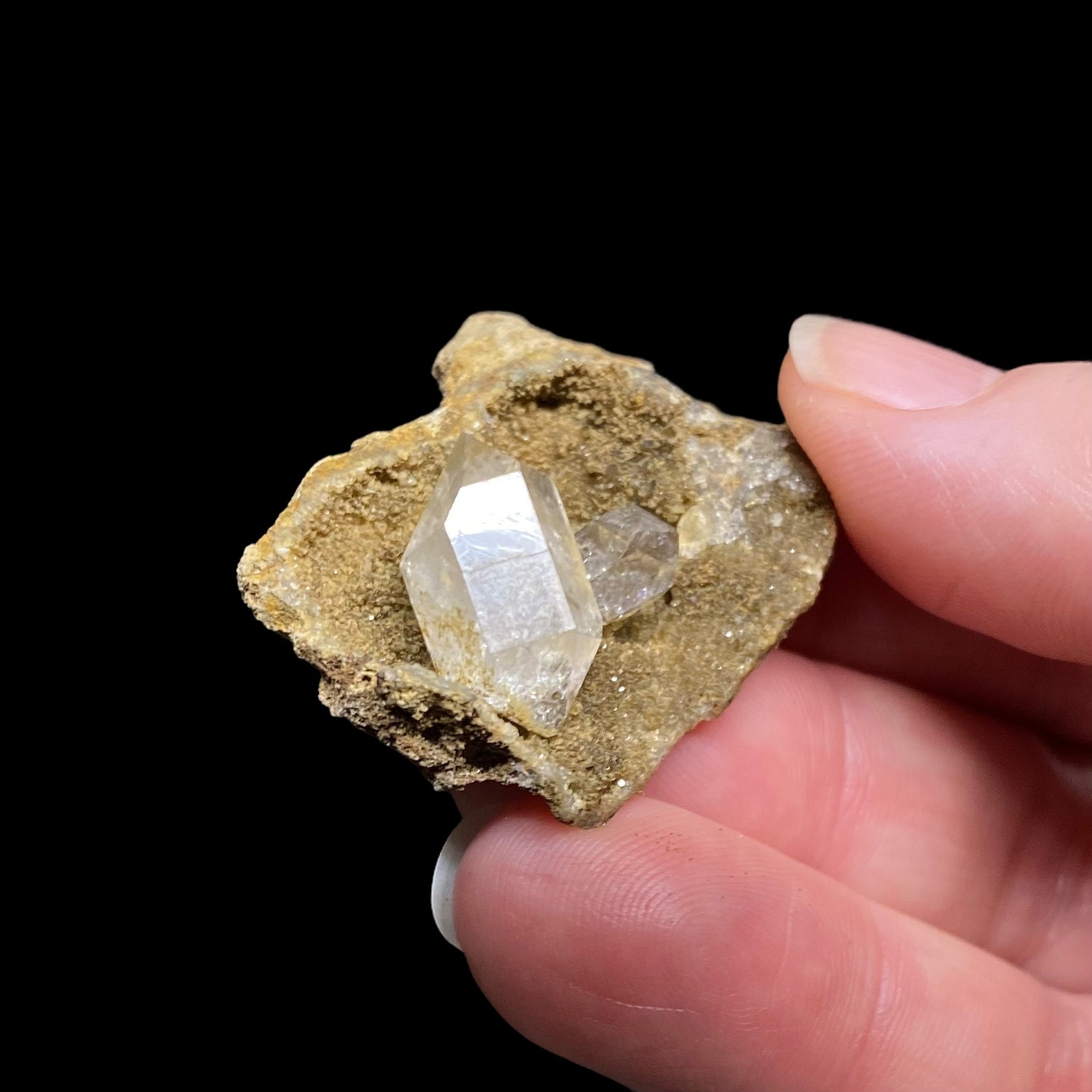 Herkimer Quartz Crystals on Matrix