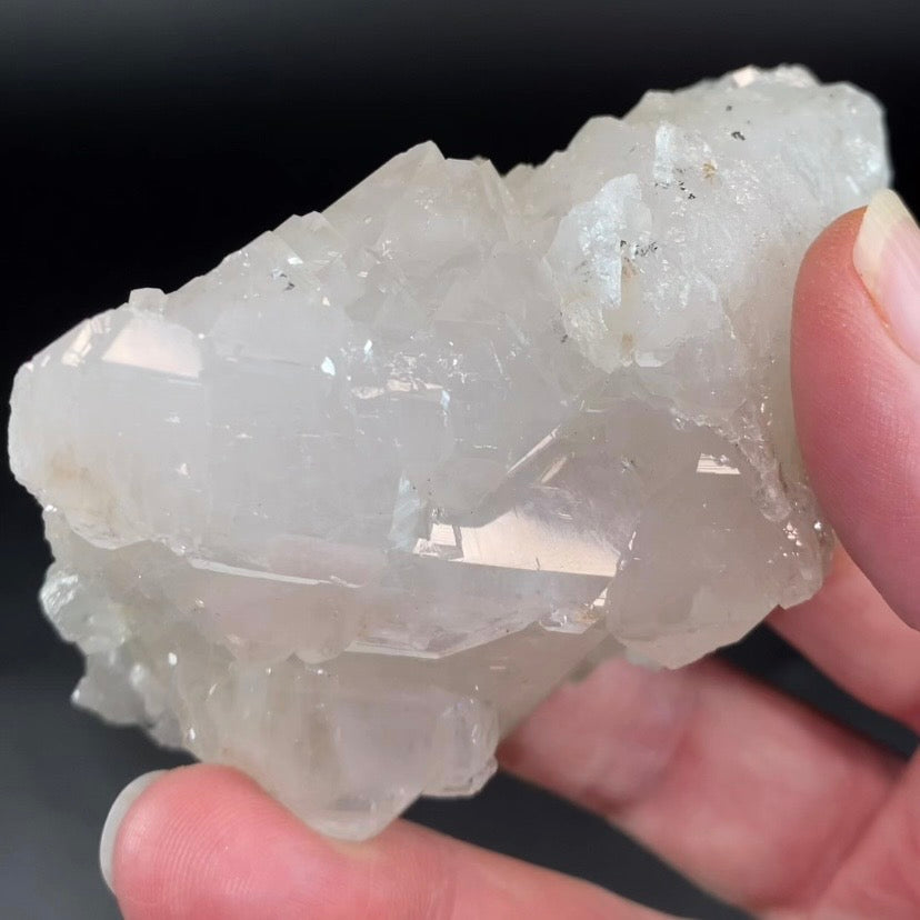 Elestial Clear Quartz Crystal Cluster with Multiple Terminations on Both Sides