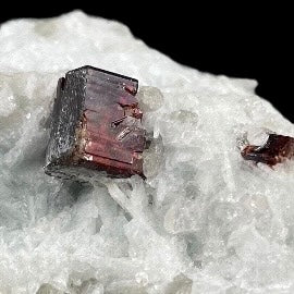 Tantalite Crystals with Morganite, Quartz & Clevelandite