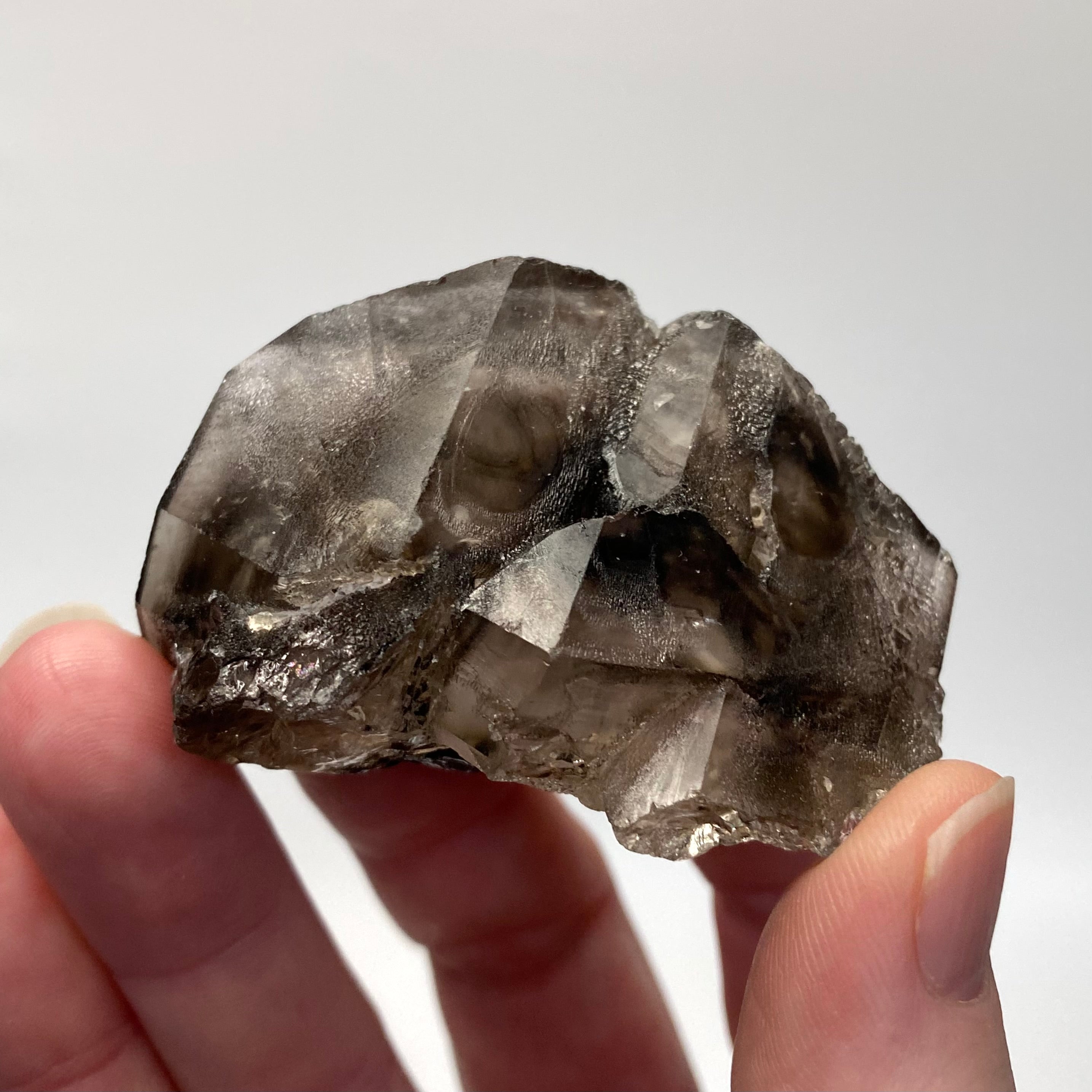 Smoky Elestial Quartz from Minas Gerais, Brazil