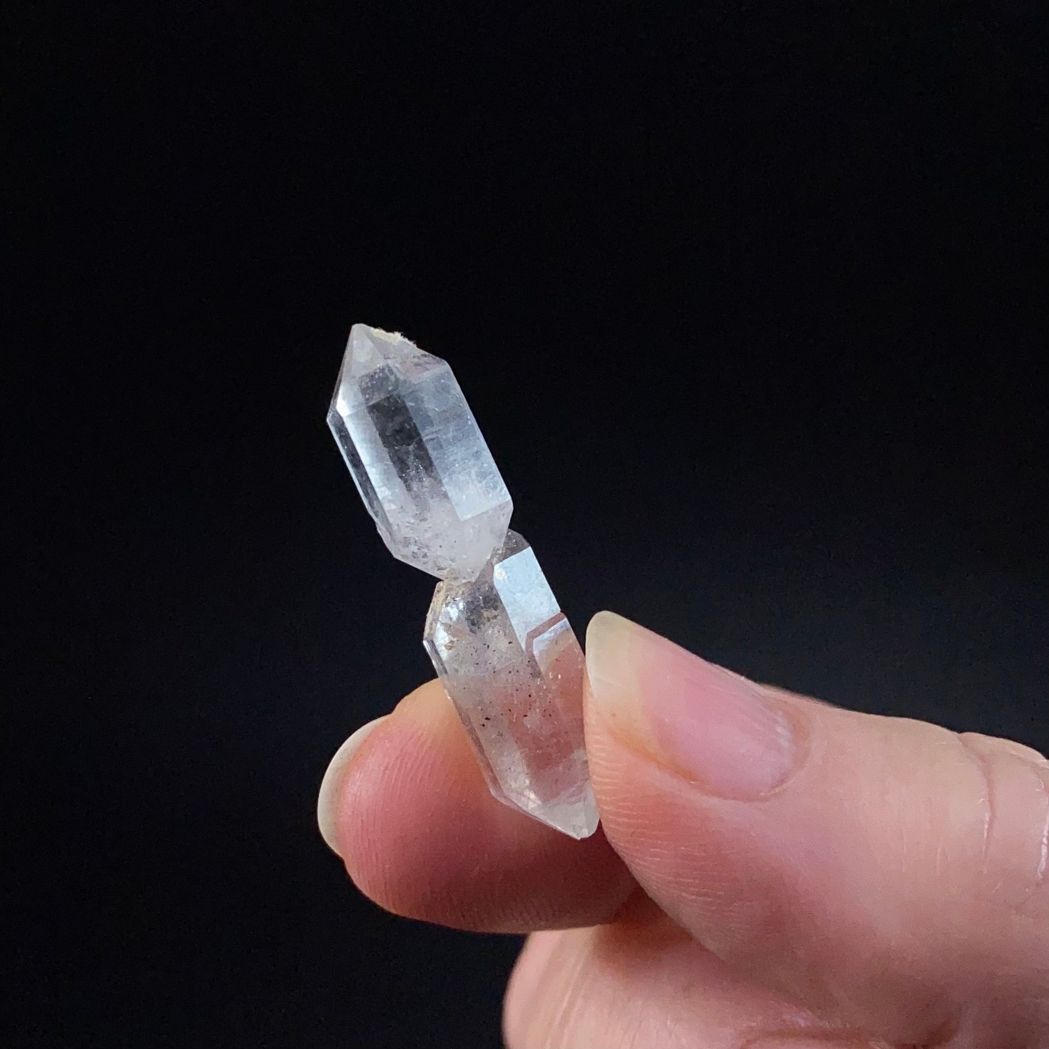 Double Terminated Stacked Twin Quartz Crystal