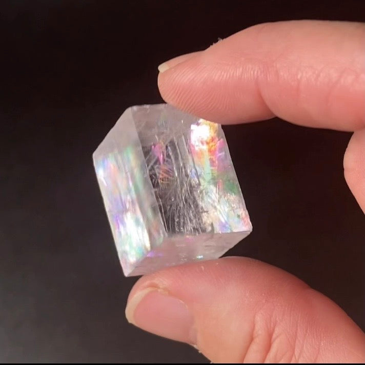 Rainbow Optical Calcite Specimen from Madagascar