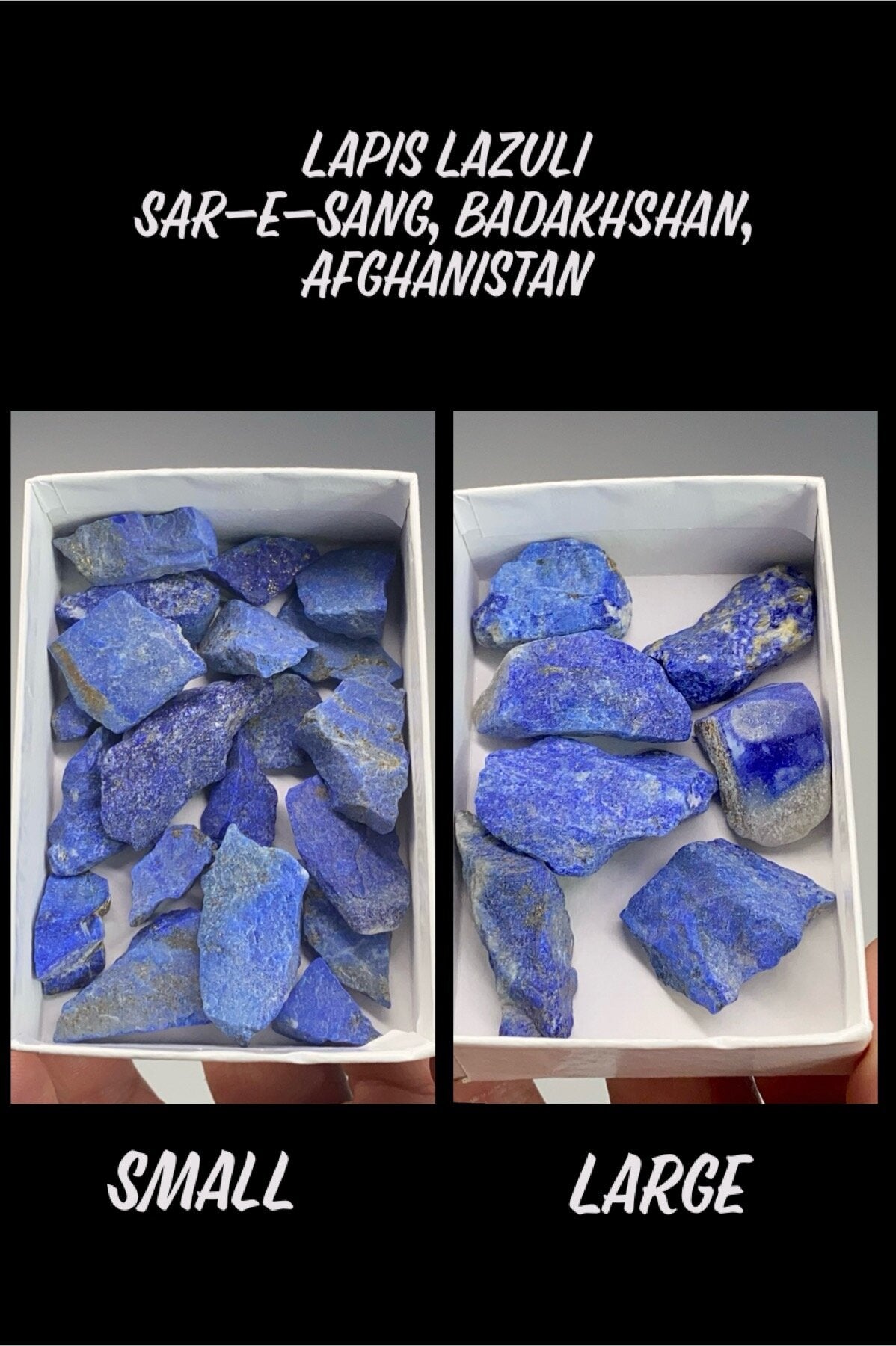 Rough Lapis Lazuli Lot, Small Pieces or Large