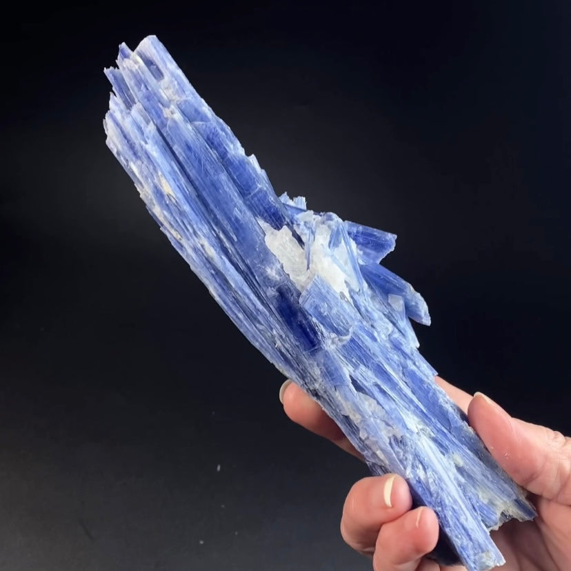 Blue Kyanite and Quartz Specimen from Minas Gerais, Brazil