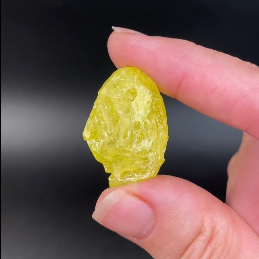 Natural Skeletal Sulfur Crystal, El Desierto Mine, Bolivia