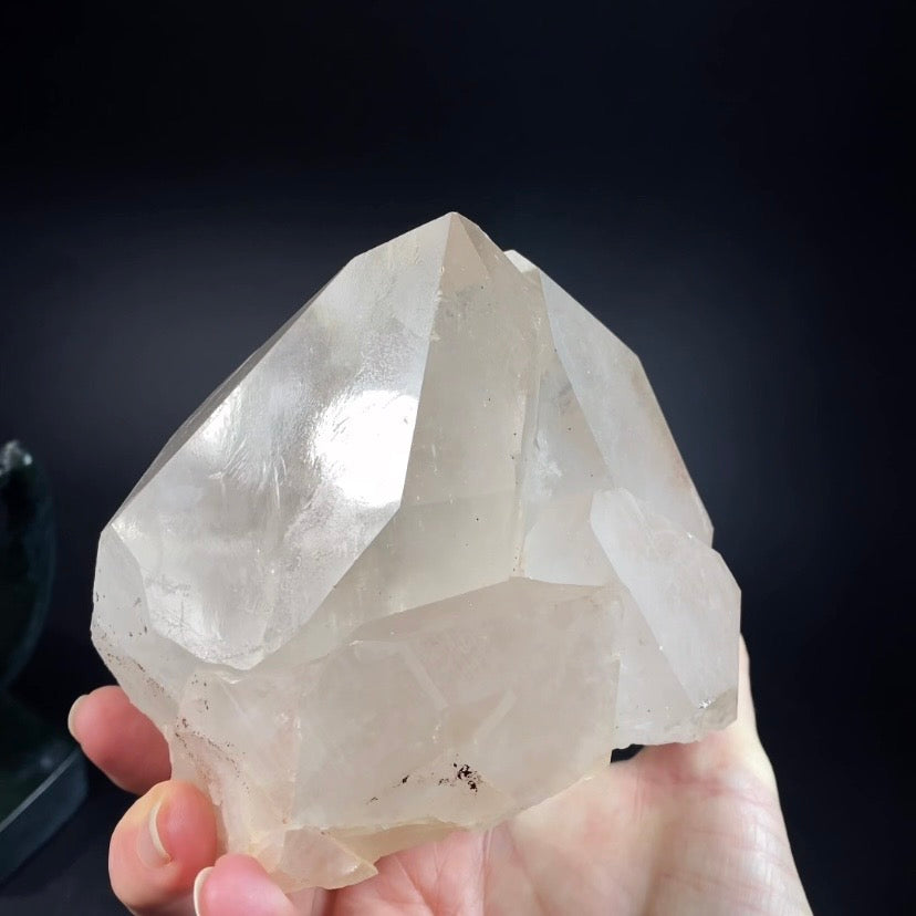 Large Himalayan Quartz Crystal Cluster, Himachal Pradesh, India