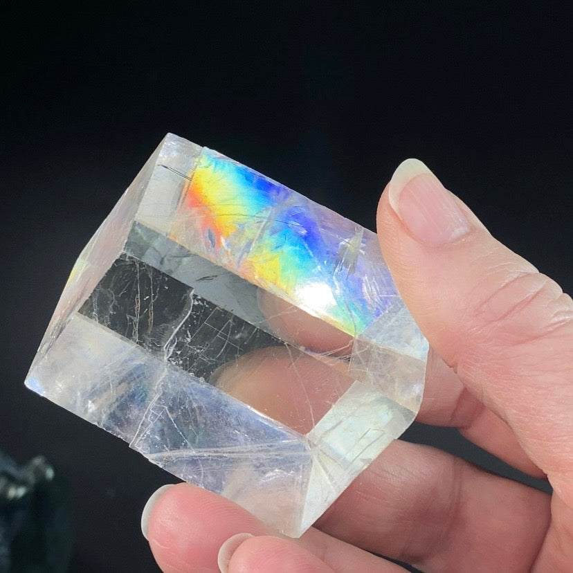 Rainbow Iceland Spar Optical Calcite Specimen from Brazil