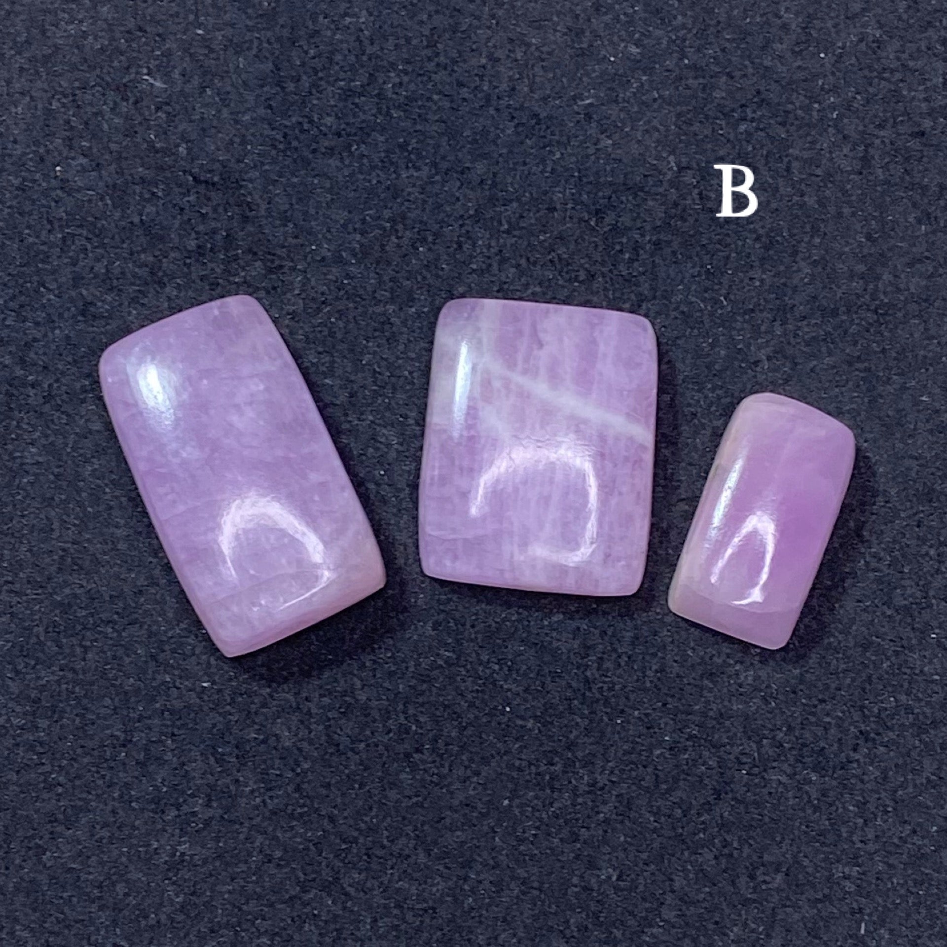 Kunzite Pink Spodumene Cabochon 3 Piece Lots