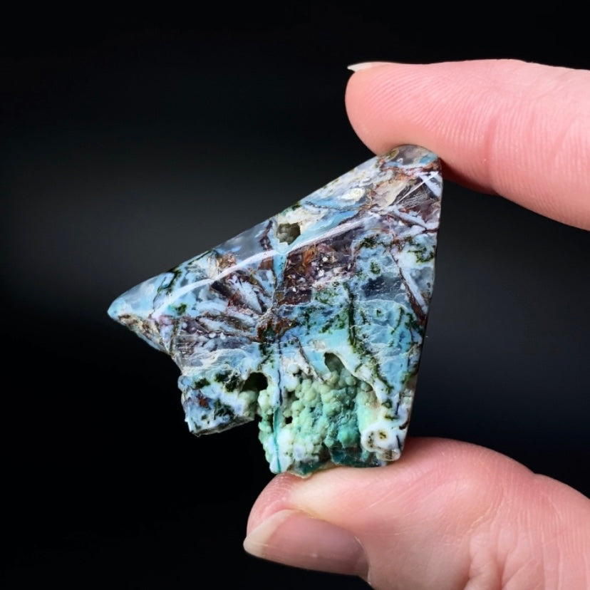 Chrysocolla & Copper Indonesian Copper Web Specimen