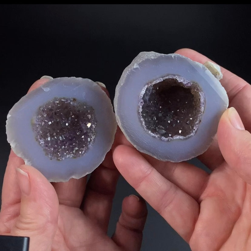 Complete Quartz and Agate Geode from Brazil