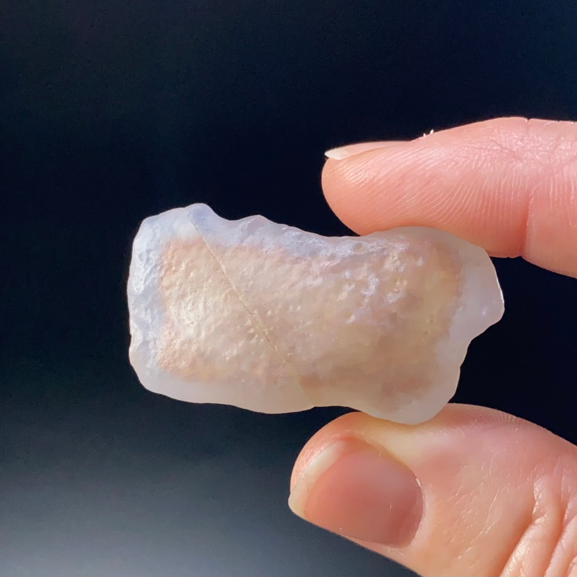 Gobi Desert Agate with Moving Sand Inclusions