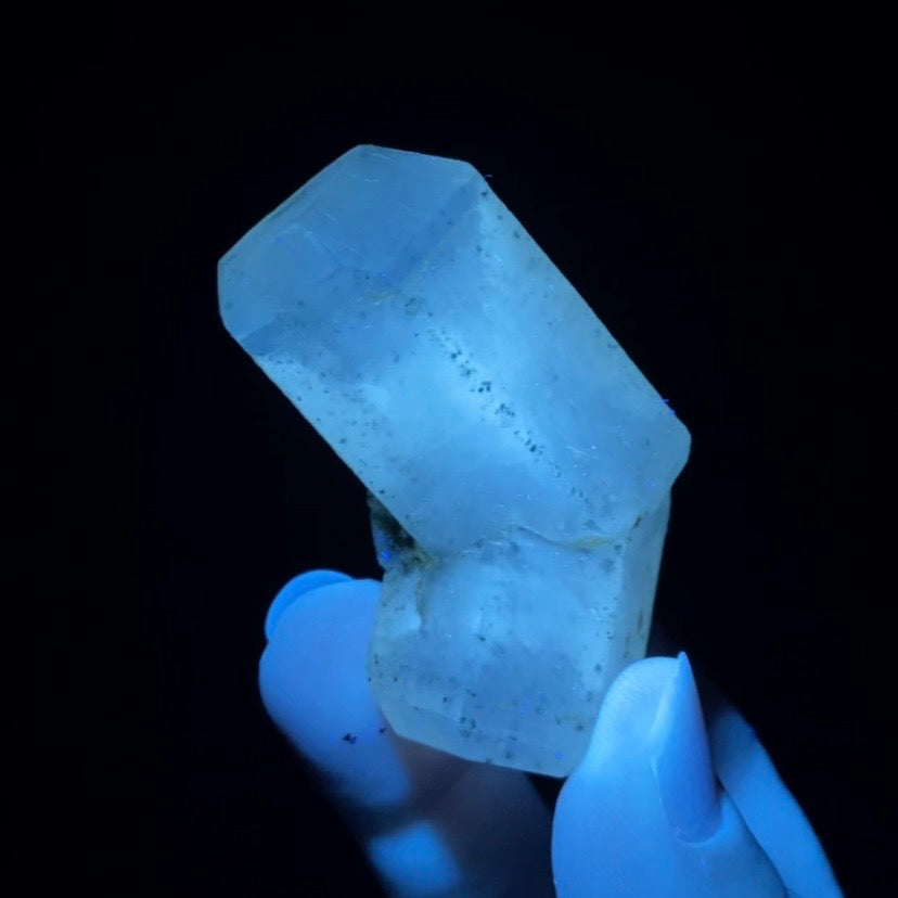 Etched Hanksite Crystal, Searles Lake - Fluorescent & Phosphorescent